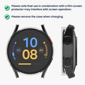 kwmobile Glass Case for Samsung Galaxy Watch FE 40mm Protective Full-Body Fitness Tracker Case Set