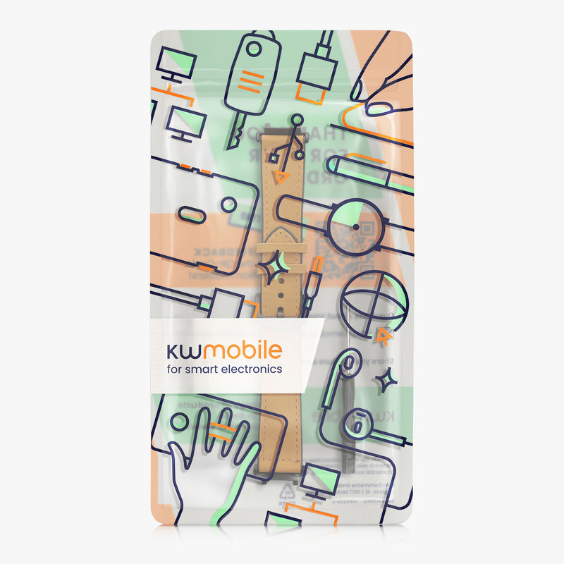 kwmobile Replacement Strap Compatible with Amazfit Active Edge (A2212) Wristband