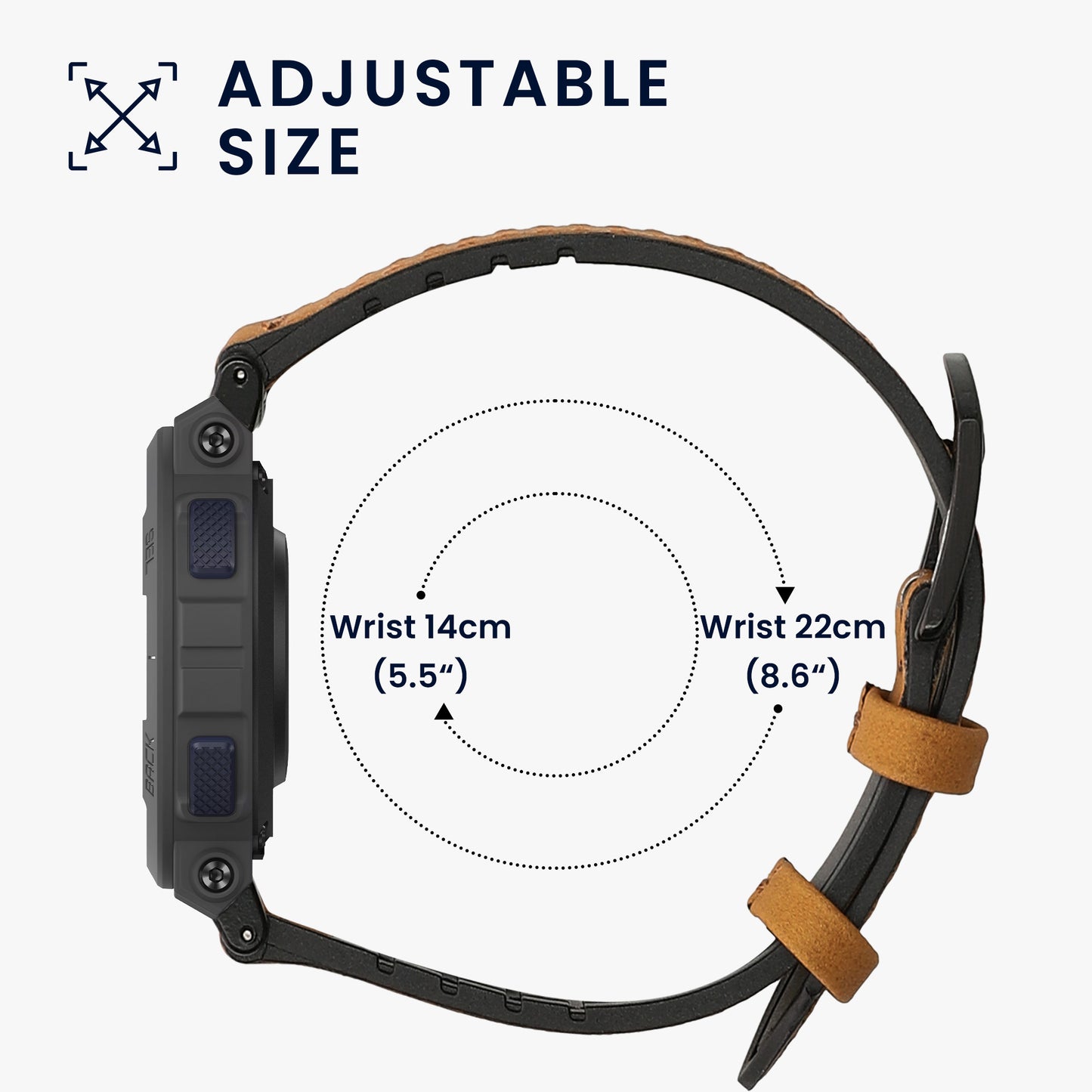 kwmobile Replacement Strap Compatible with Amazfit Active Edge (A2212) Wristband