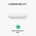 Silicone Case for Anker Soundcore V20i Don't touch my Headphones Design