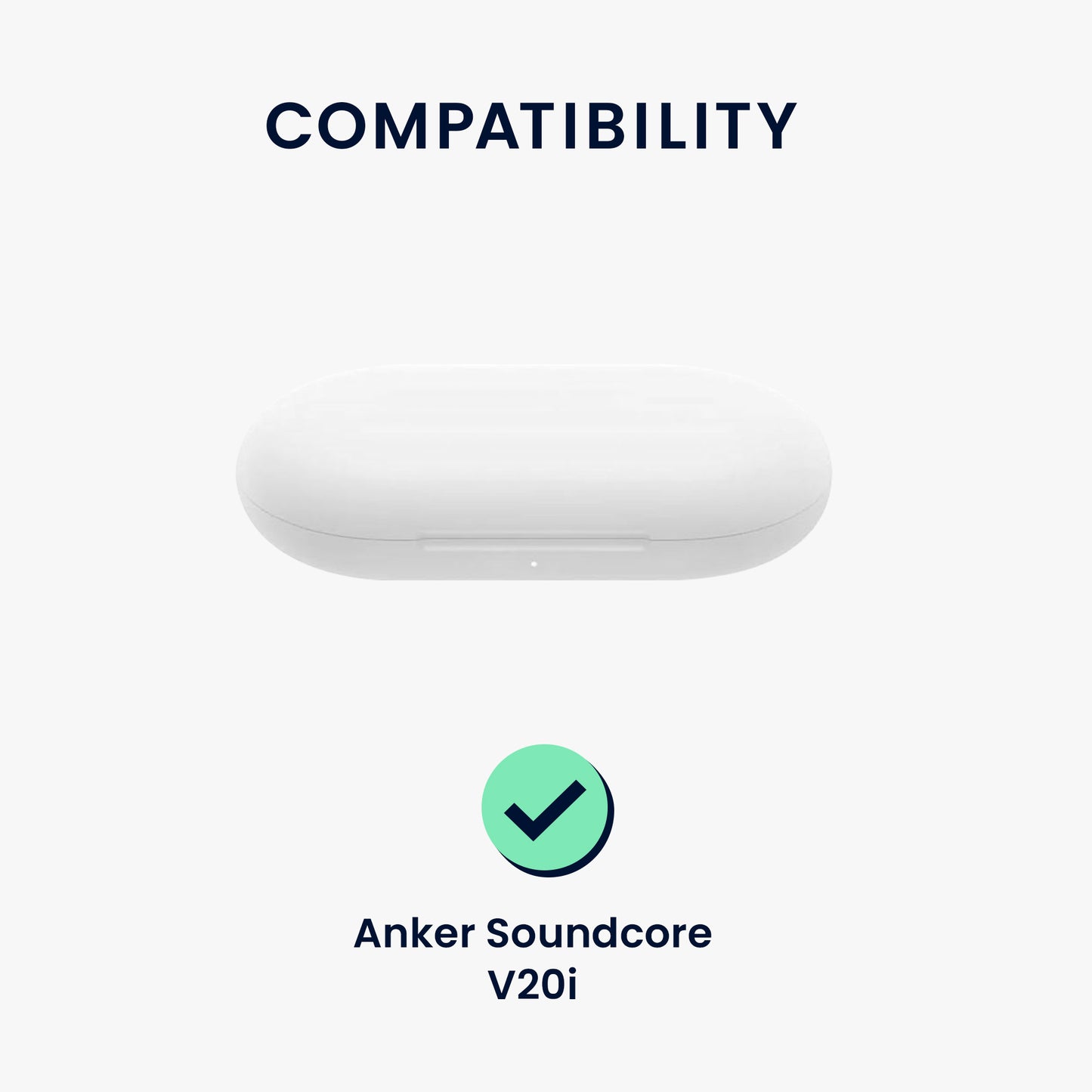 Silicone Case for Anker Soundcore V20i Don't touch my Headphones Design