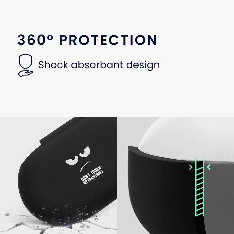 Silicone Case for Anker Soundcore V20i Don't touch my Headphones Design