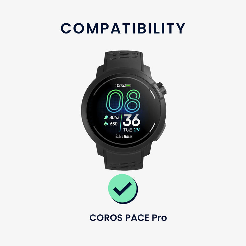 kwmobile Silicone Watch Strap for COROS PACE Pro Strap Replacement Strap for Fitness Tracker Replacement Strap Smartwatch