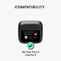 kwmobile Screen Protector compatible with JBL Tour Pro 3 / Live Pro 3 Screen Film for Headphone Display