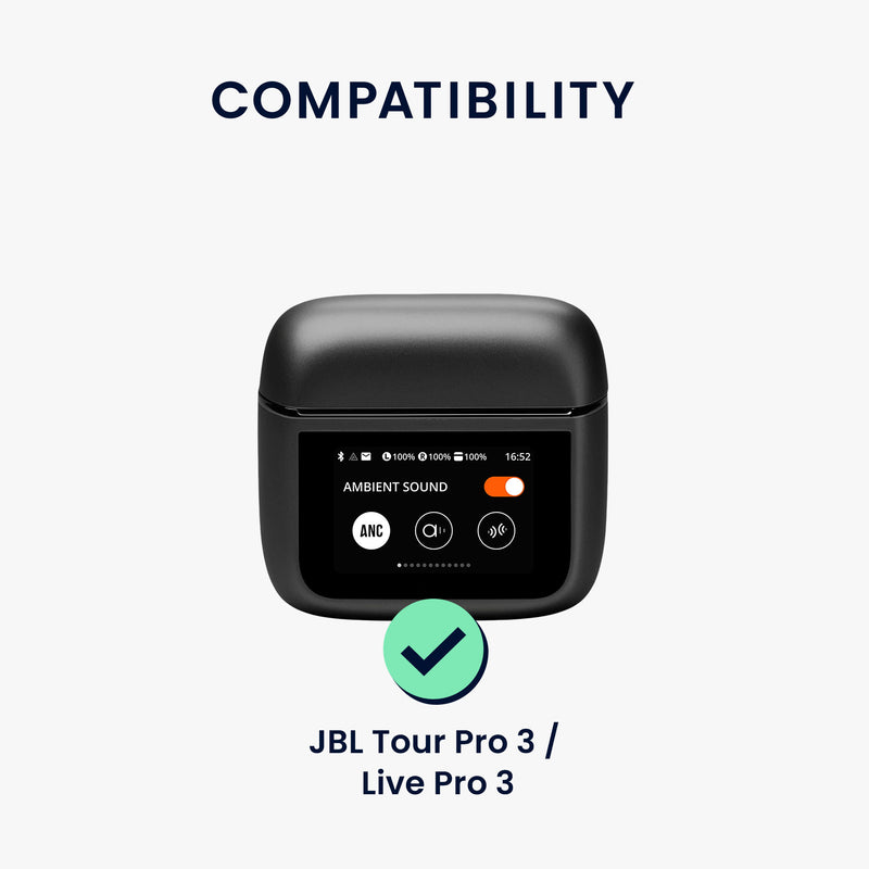 kwmobile Screen Protector compatible with JBL Tour Pro 3 / Live Pro 3 Screen Film for Headphone Display
