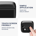 kwmobile Screen Protector compatible with JBL Tour Pro 3 / Live Pro 3 Screen Film for Headphone Display