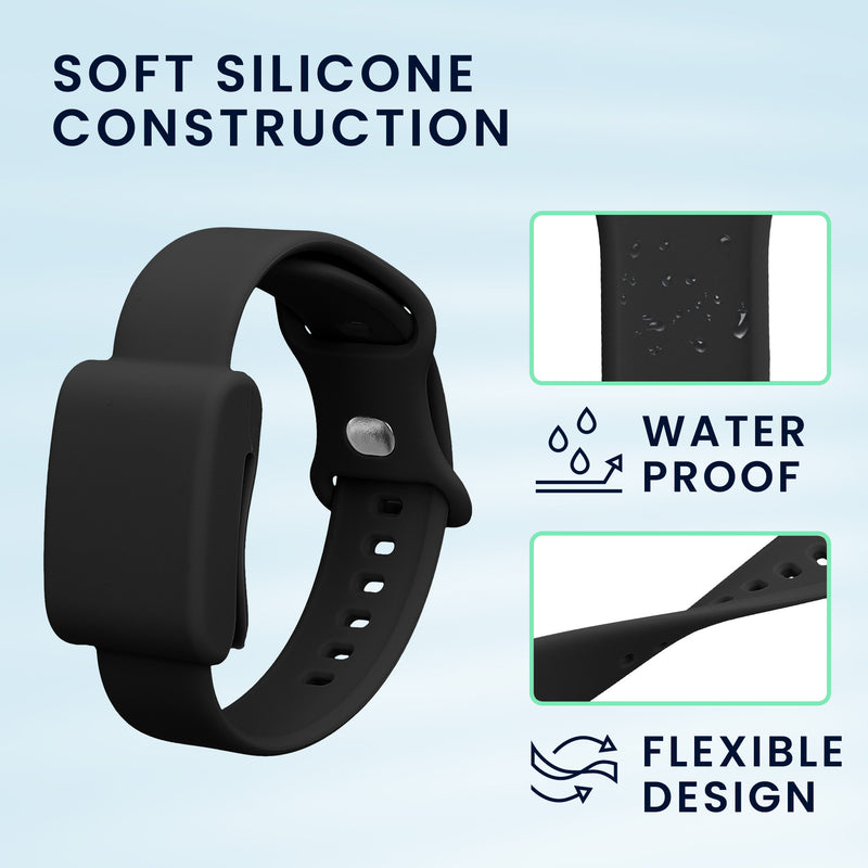 kwmobile Silicone Watch Strap for Whoop 5.0 / Whoop 4.0 / 3.0 Band - Replacement Strap for Fitness Tracker - Smartwatch Replacement Band