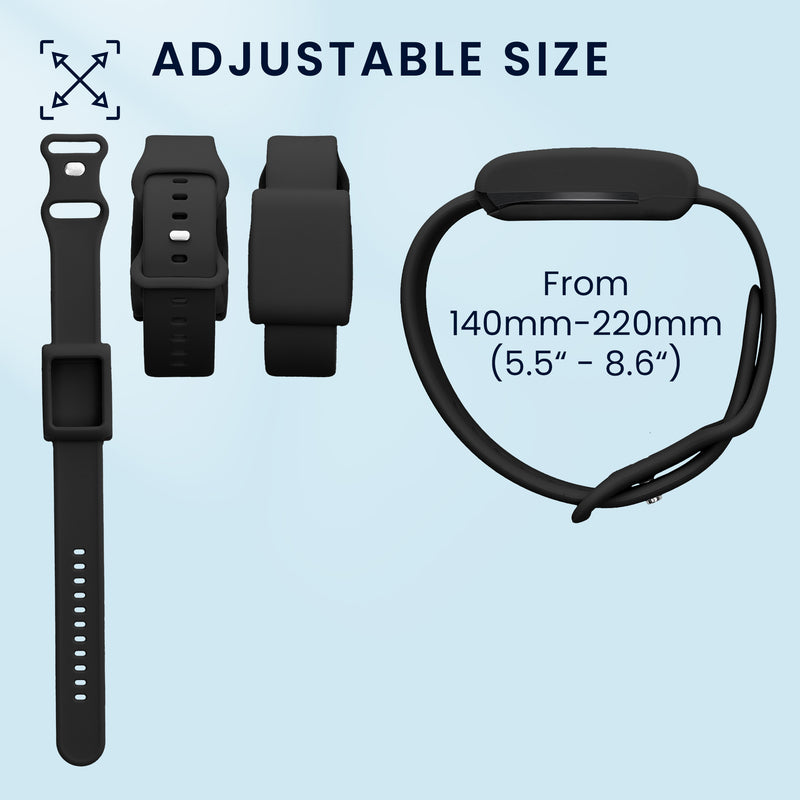 kwmobile Silicone Watch Strap for Whoop 5.0 / Whoop 4.0 / 3.0 Band - Replacement Strap for Fitness Tracker - Smartwatch Replacement Band