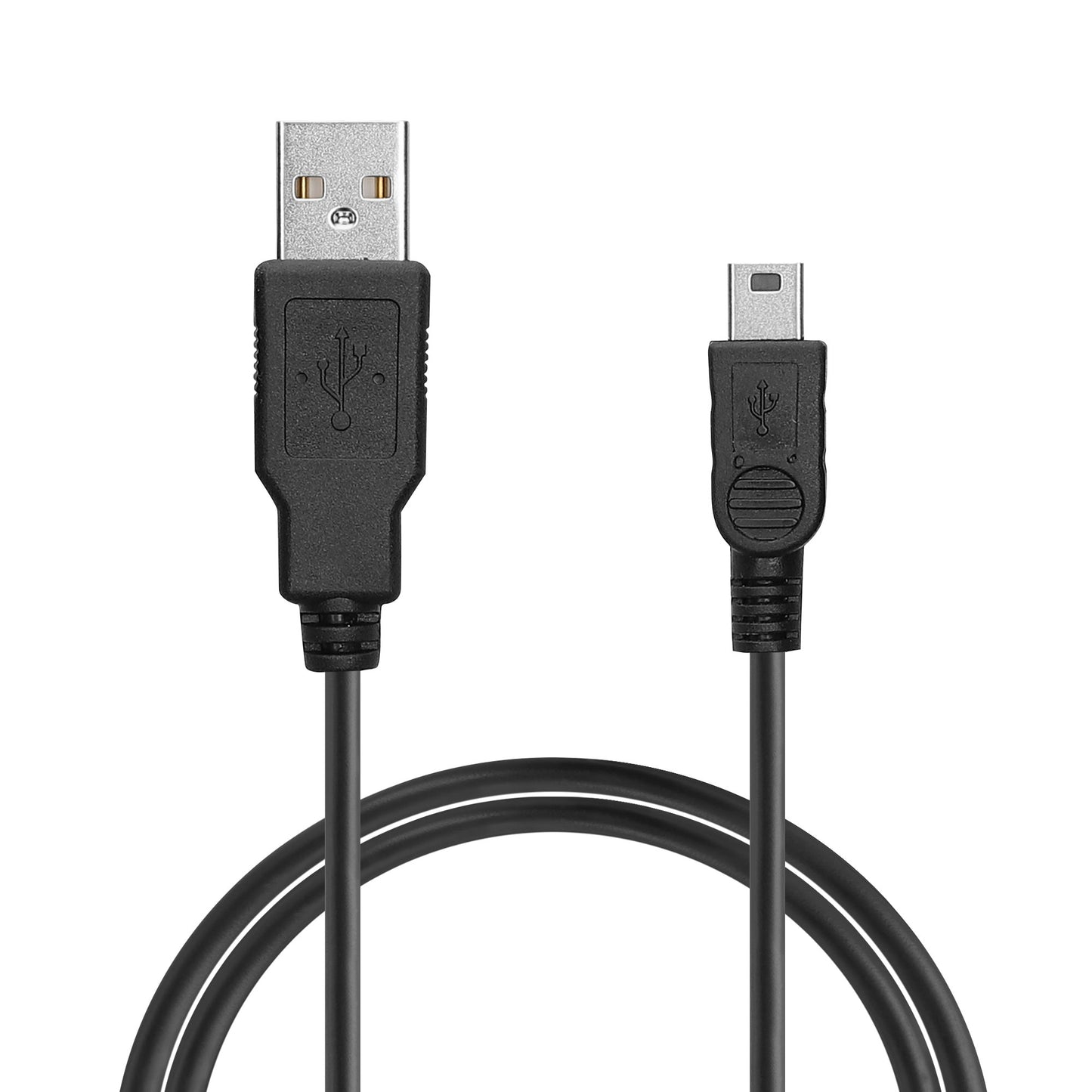 kwmobile USB Kabel Charger kompatibel mit Garmin Edge 840 540 530 1030 / eTrex / GPSMAP / Drive / Oregon Ladekabel - GPS Navigationsgerät Datenkabel Ersatzkabel - Aufladekabel in Schwarz Schwarz  