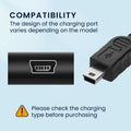 USB Cable Charger for Garmin Edge 840 540 530 1030 / eTrex / GPSMAP / Drive / Oregon