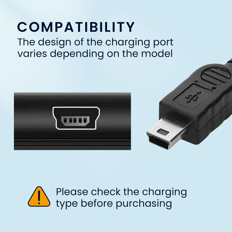 USB Cable Charger for Garmin Edge 840 540 530 1030 / eTrex / GPSMAP / Drive / Oregon