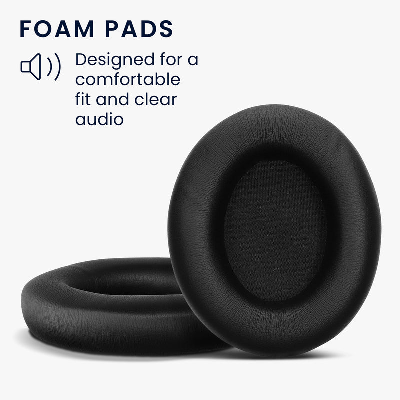kwmobile Ear Pads for Beats Studio Pro Ear Cushions Replacement Headphone Spare Parts Headphone Replacement Pads Over-Ear Headphones