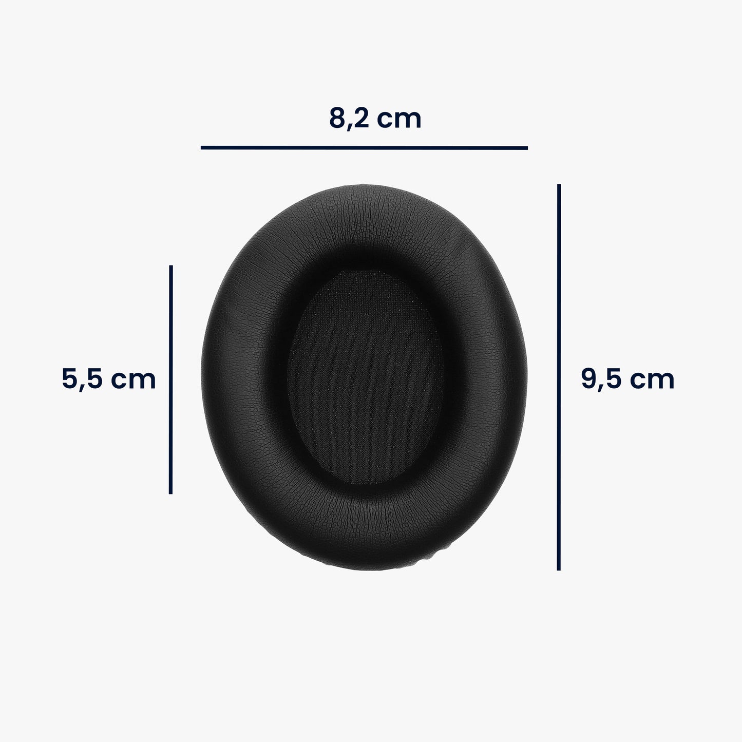 kwmobile Ear Pads for Beats Studio Pro Ear Cushions Replacement Headphone Spare Parts Headphone Replacement Pads Over-Ear Headphones