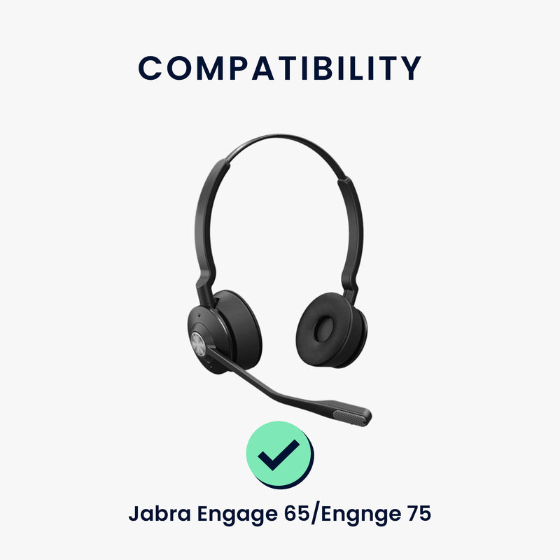 2x Ear Cushions for Jabra Engage 65 / Engage 75 / Engage 55