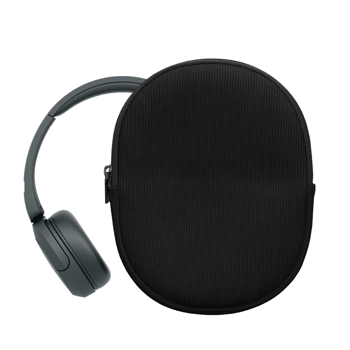 kwmobile Case Compatible with Sony WH-CH520 / WH-CH510 / MDR-ZX110 Bag - Headset Case Made of Durable Neoprene Fabric