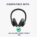kwmobile Case Compatible with JBL Tune 600 / 500BT / 510BT / 450 - Headset Case Made of Robust Neoprene Fabric