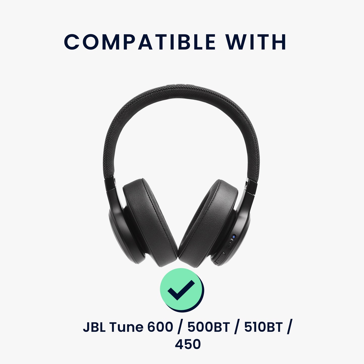 kwmobile Case Compatible with JBL Tune 600 / 500BT / 510BT / 450 - Headset Case Made of Robust Neoprene Fabric