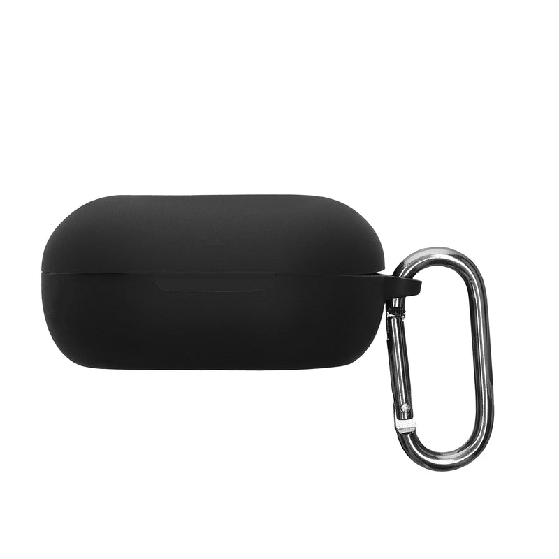 kwmobile Hülle kompatibel mit SteelSeries Arctis Gamebuds Kopfhörer - Silikon Schutzhülle Etui Case Cover Schoner in Schwarz Schwarz  