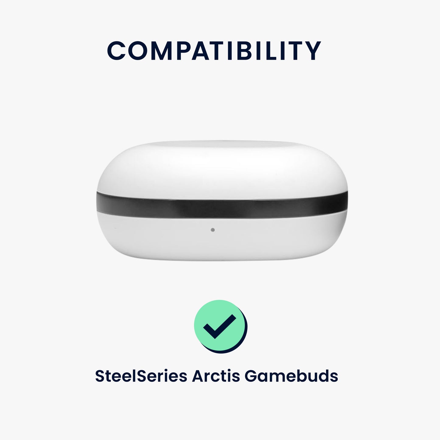 kwmobile Case Compatible with SteelSeries Arctis Gamebuds Headphones