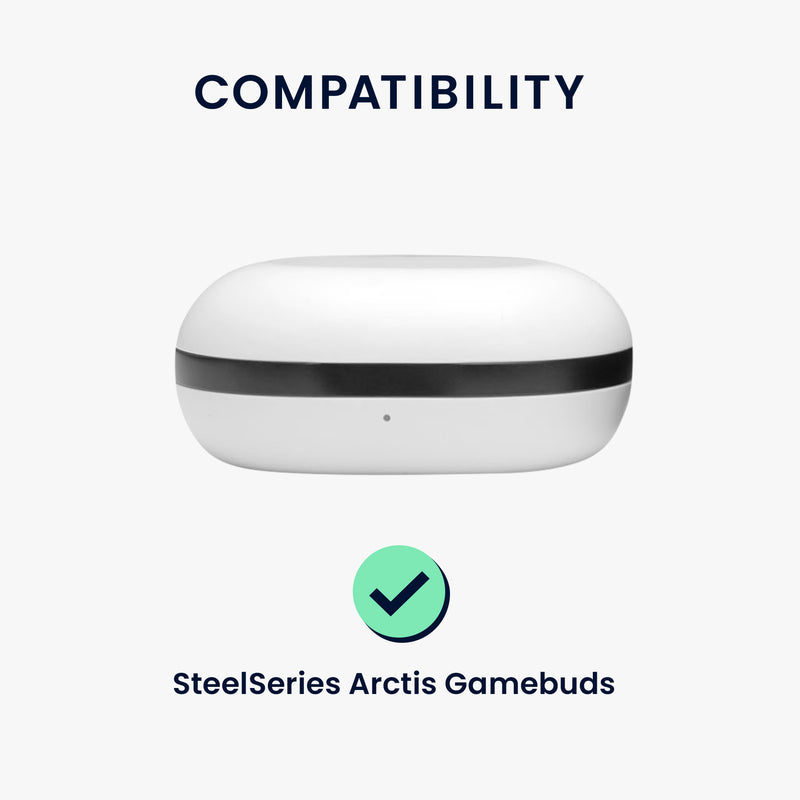 kwmobile Case Compatible with SteelSeries Arctis Gamebuds Headphones