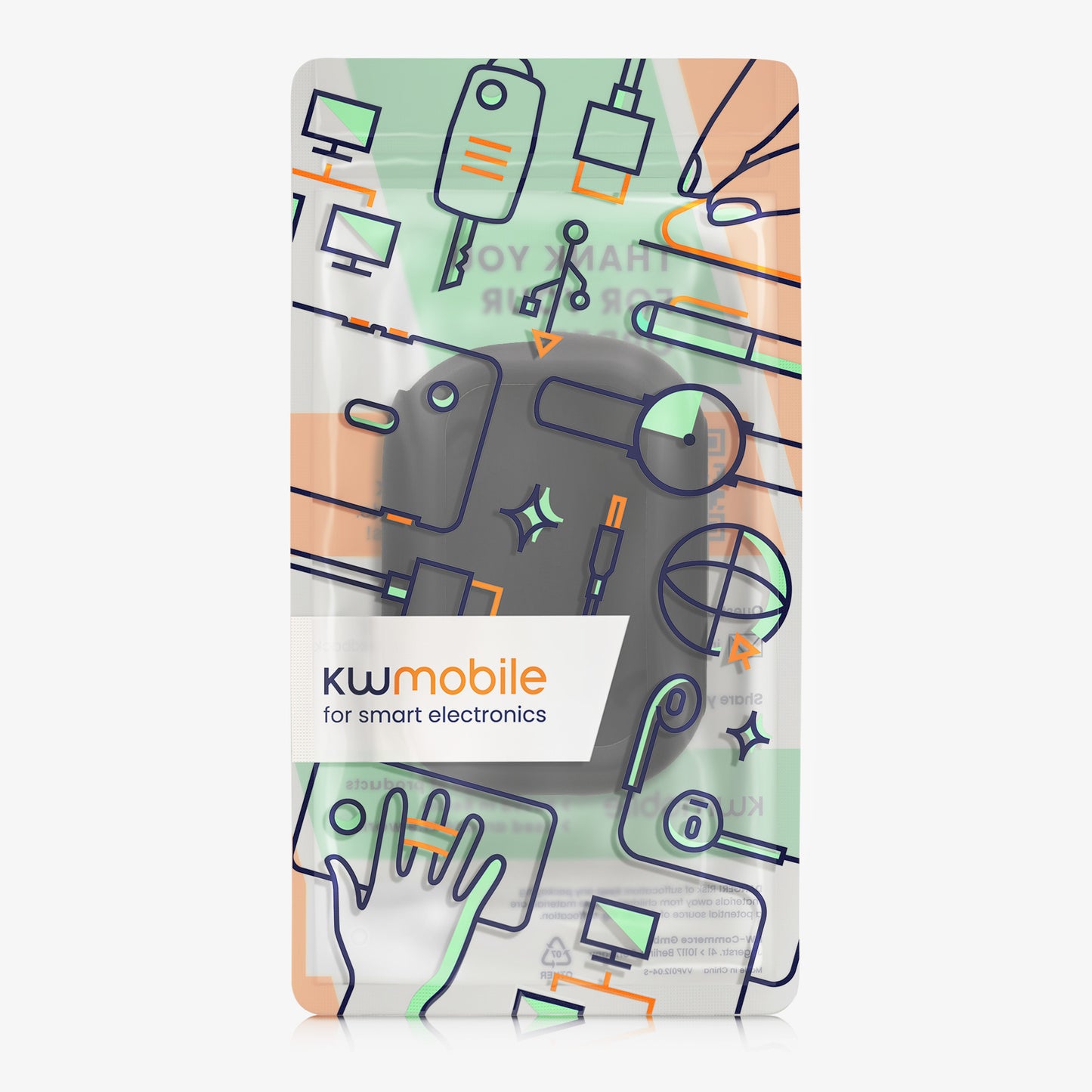 kwmobile Case Compatible with soundcore Select 4 Go Ultra / Select 4 Go - Protective Cover for Mini Speaker - Bluetooth Speaker Cover