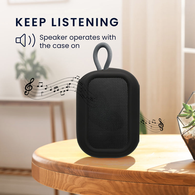 kwmobile Case Compatible with soundcore Select 4 Go Ultra / Select 4 Go - Protective Cover for Mini Speaker - Bluetooth Speaker Cover