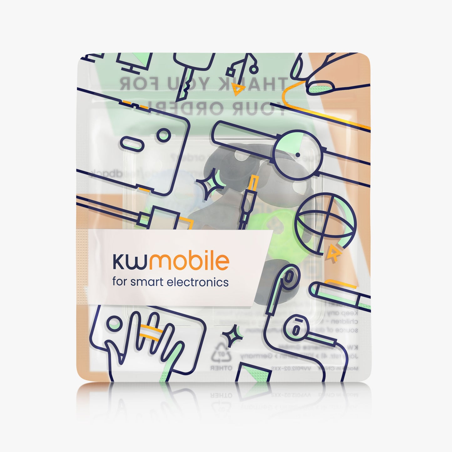 kwmobile Ear Holders Compatible with Samsung Galaxy Buds 3 - Ear Hooks Ear Wings