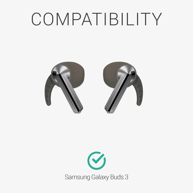 kwmobile Ear Holders Compatible with Samsung Galaxy Buds 3 - Ear Hooks Ear Wings