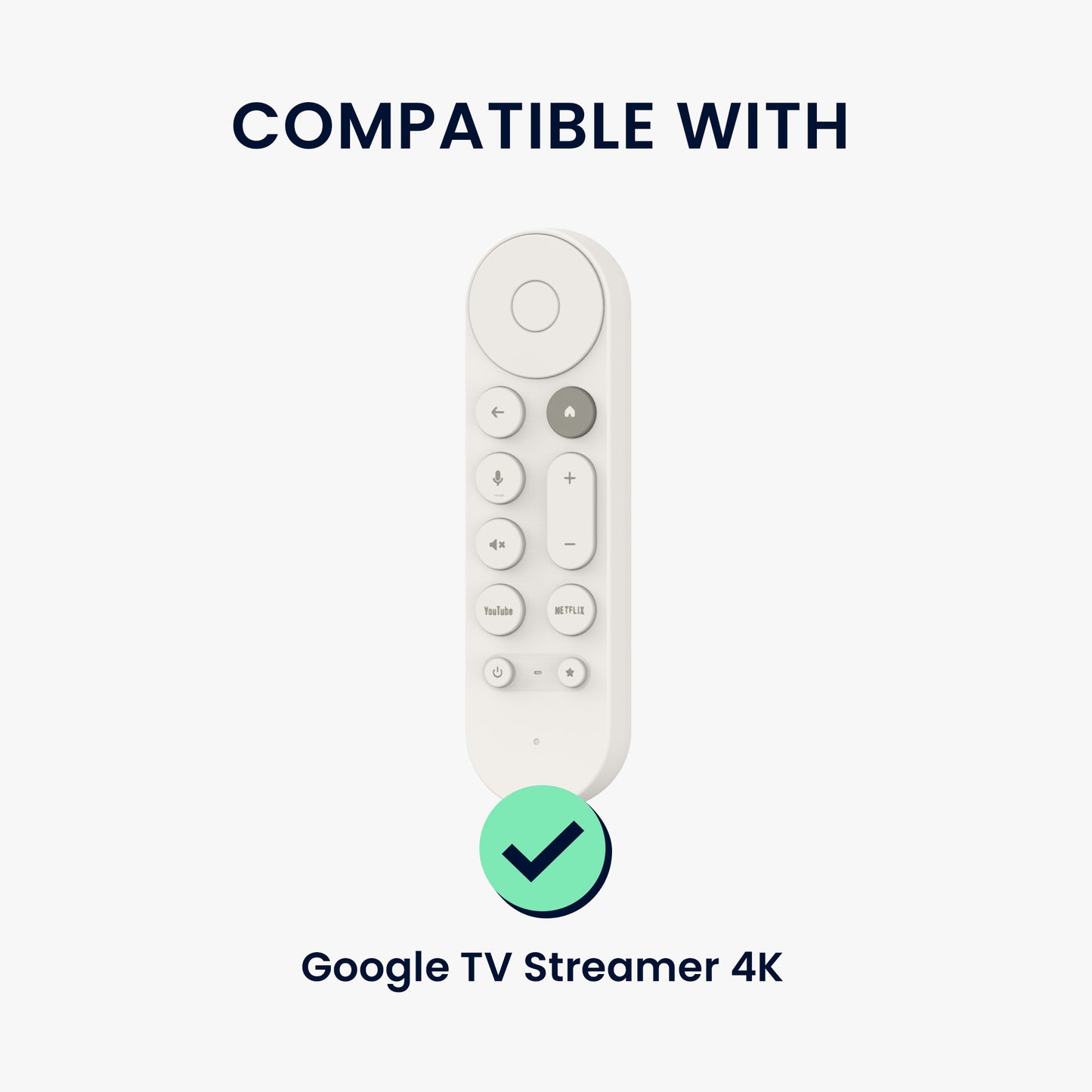 kwmobile Remote Control Protective Case compatible with Google TV Streamer 4K Cover for TV Accessory