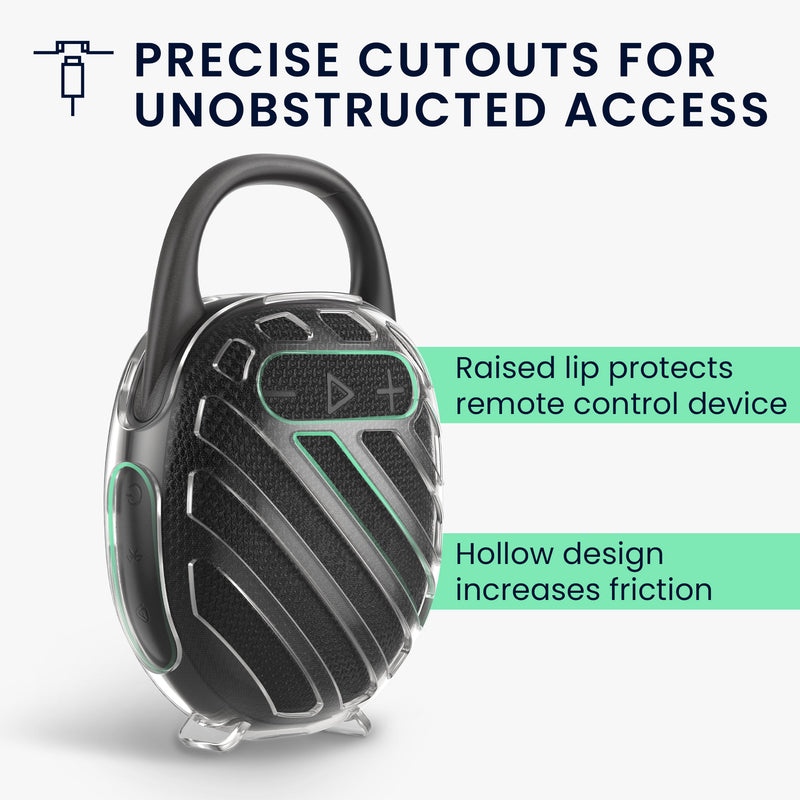 kwmobile Case for JBL Clip 5 Protective Cover Case for Mini Speaker Bluetooth Speaker