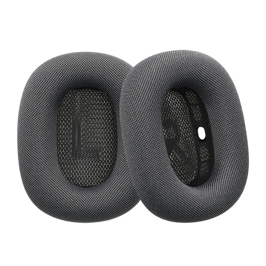 kwmobile 2x Ohrpolster für Apple AirPods Max Polster - Ersatz Kopfhörer Polster aus Mesh für Over Ear Headphones Dunkelgrau Dunkelgrau  