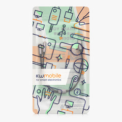 kwmobile USB C Kopfhörer Splitter für USB C Headphone / Headset USB C Adapter - USB-C auf Klinke Audio Kabel Splitter