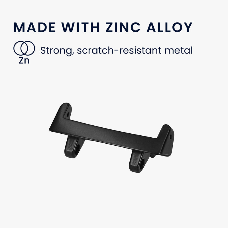 kwmobile Metal Adapter with 22mm Band Width Compatible with Amazfit T-Rex 3 Watch Strap Smartwatch Band Connector Adapter Set