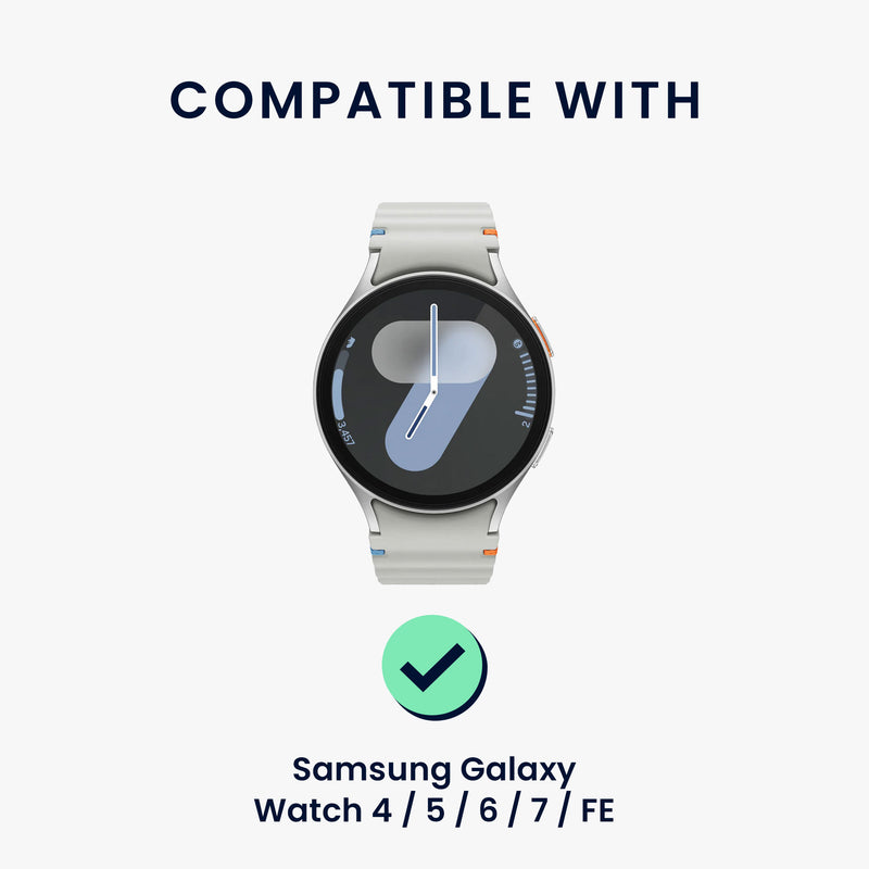 kwmobile Replacement Band compatible with Samsung Galaxy Watch 4 / 5 / 6 Galaxy Watch 7 / FE - Fitness Tracker Band with Magnetic Closure