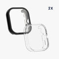 kwmobile Protective Case for Xiaomi Redmi Watch 5 / Redmi Watch 5 eSIM Full Body Display Cover Set