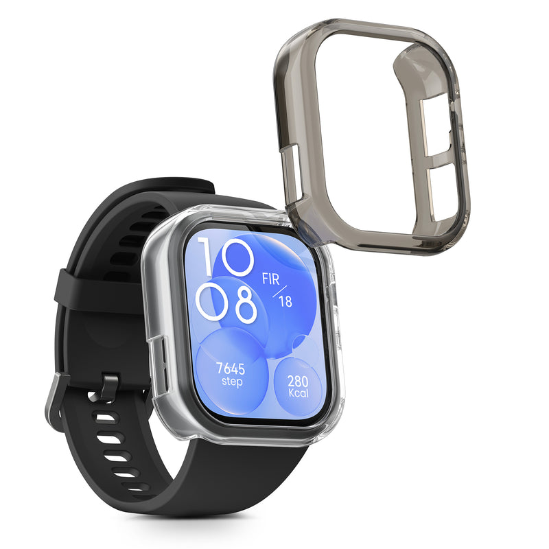kwmobile Sport Protective Case Compatible with Huawei Watch Fit 3 Case Cover without Tracker