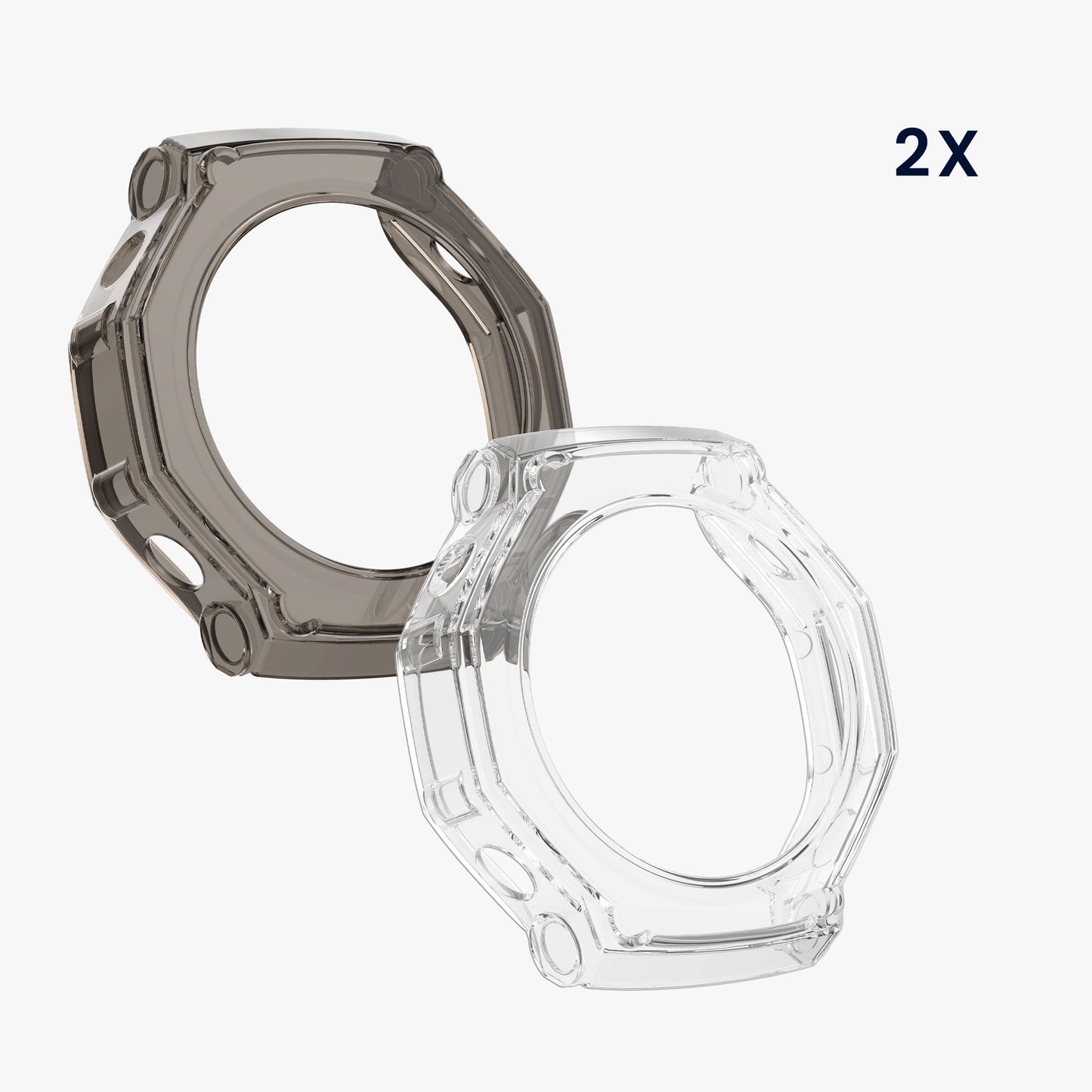 kwmobile Sports Protective Case compatible with Huami Amazfit T-Rex 3 Case Cover without Tracker
