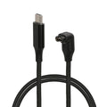 kwmobile USB C Ladekabel kompatibel mit Garmin Smartwatch Instinct / Fenix / Vivoactive / Venu / Vivosmart - Kabel Charger - Smart Watch Typ C Ersatzkabel - Fitnesstracker Aufladekabel Schwarz  