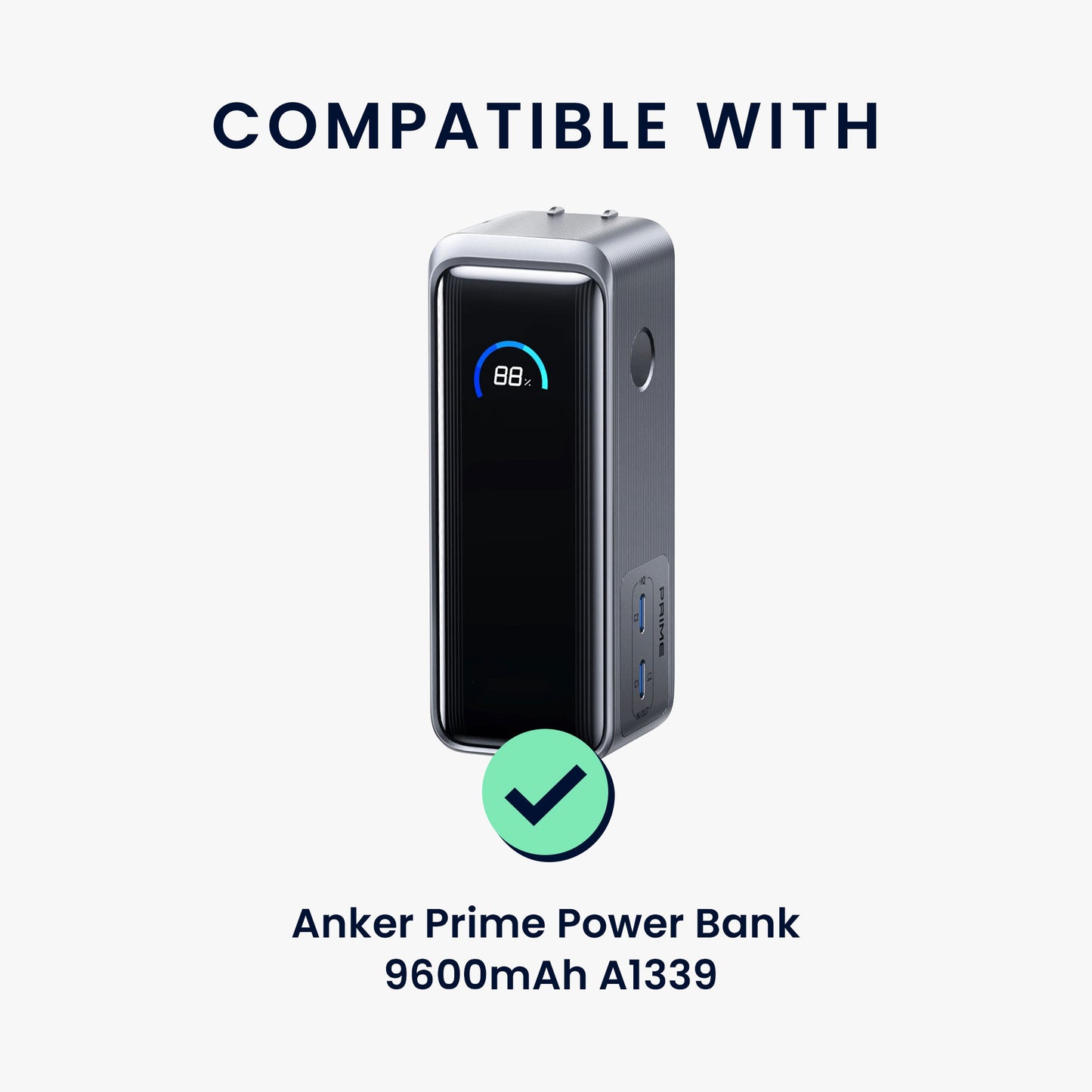Silicone Case for Anker Prime Power Bank 9600mAh A1339