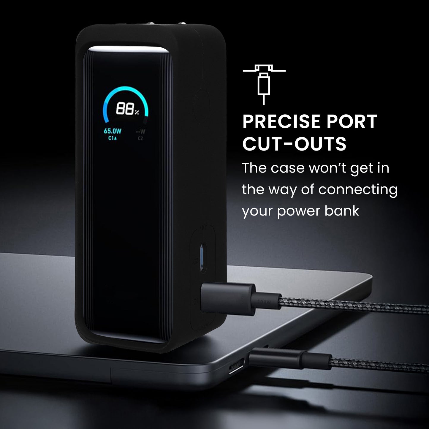 Silicone Case for Anker Prime Power Bank 9600mAh A1339