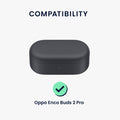 kwmobile Case Compatible with Oppo Enco Buds 2 Pro Headphones