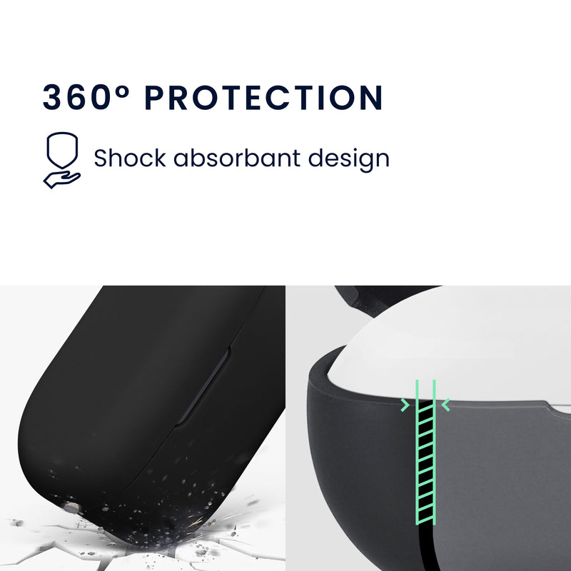 kwmobile Case Compatible with Oppo Enco Buds 2 Pro Headphones