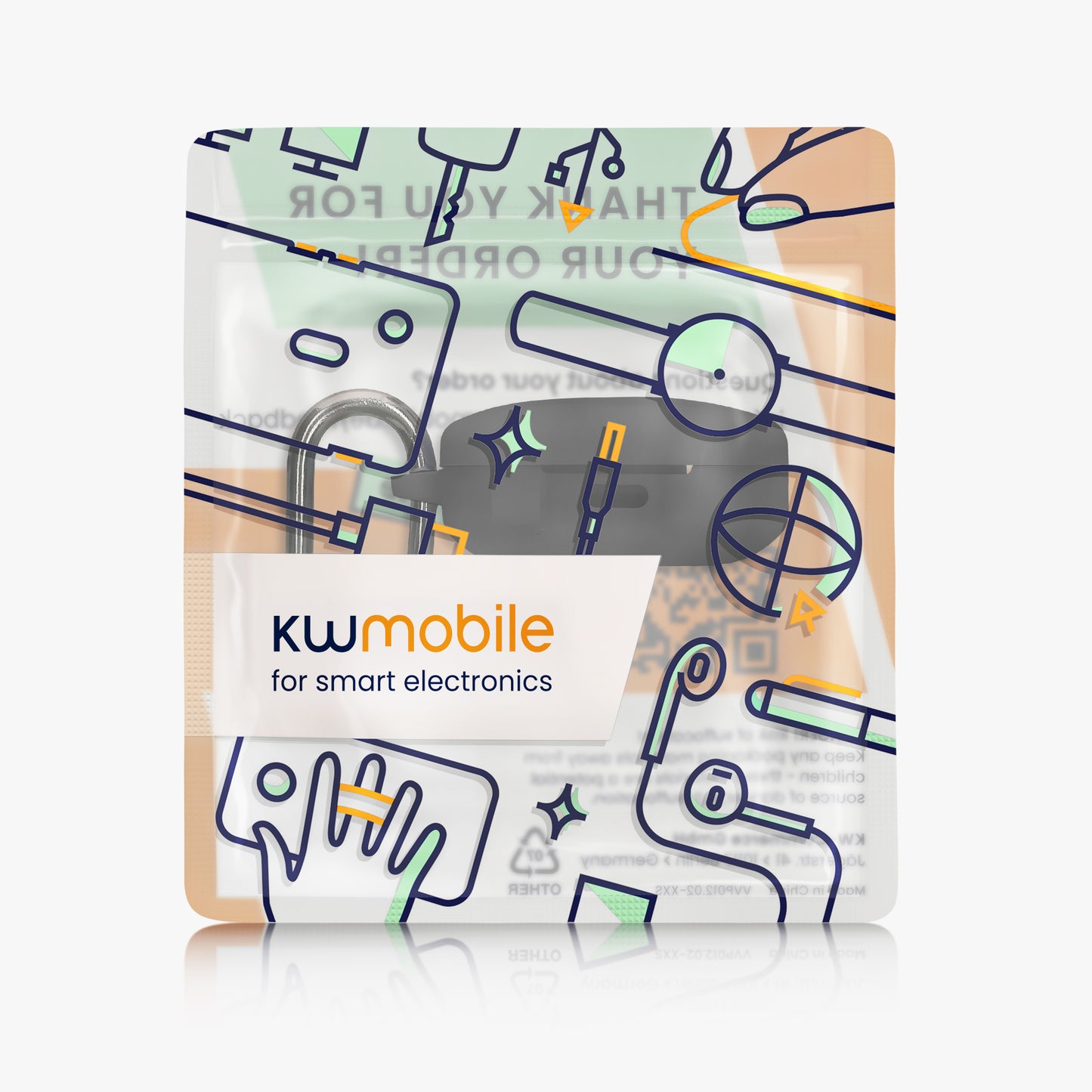 kwmobile Case Compatible with Xiaomi Redmi Buds 6 Active Headphones
