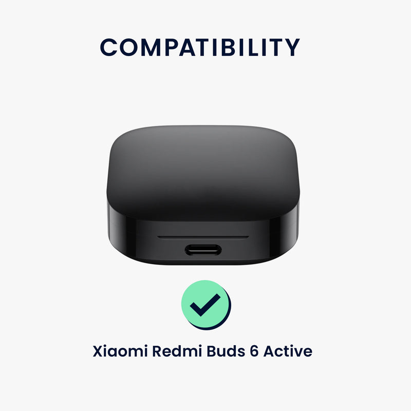 kwmobile Case Compatible with Xiaomi Redmi Buds 6 Active Headphones