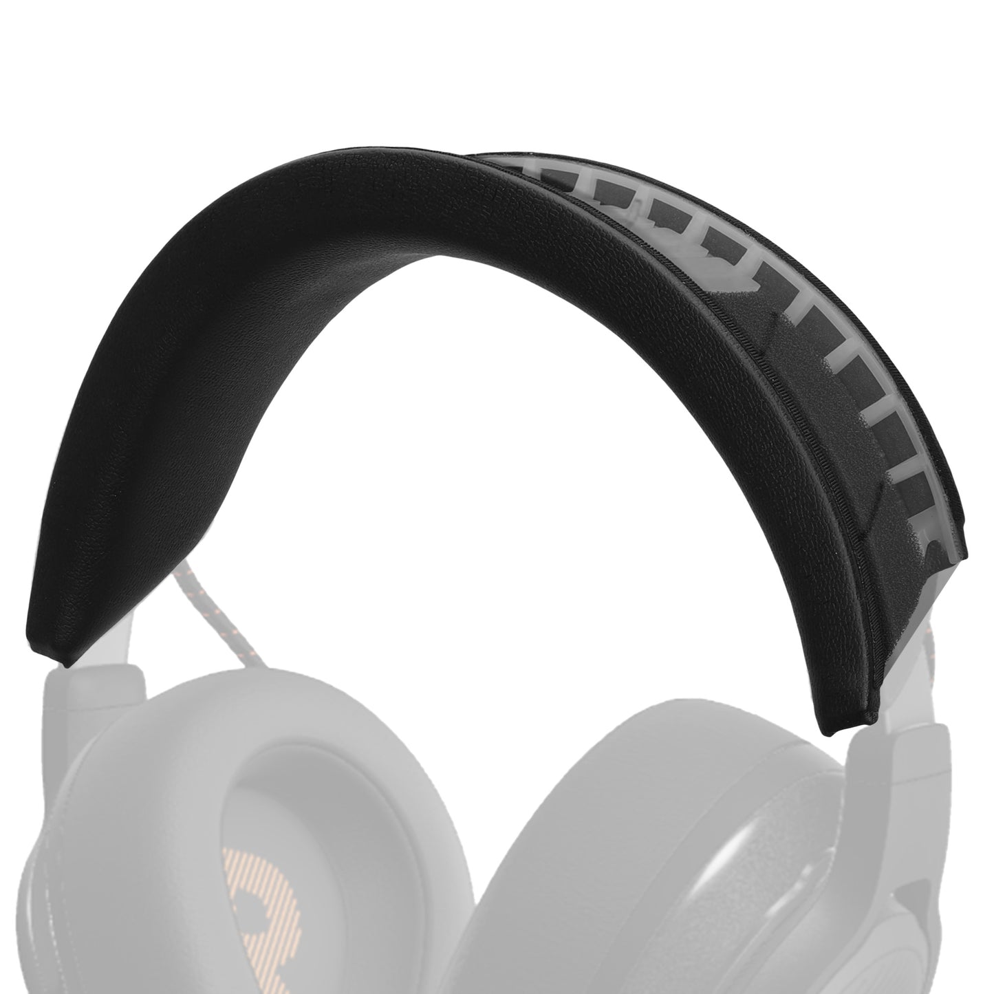 kwmobile Ersatz Bügelpolster kompatibel mit JBL Quantum 610 (Q610) / Quantum 810 (Q810) - Kopfbügelpolster aus Kunstleder - Kopfhörer Ersatz Polster - Schwarz Schwarz  