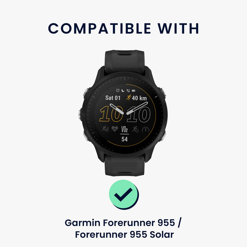 kwmobile Screen Protector compatible with Garmin Forerunner 955 / Forerunner 955 Solar Film Display Protection for Fitness Tracker