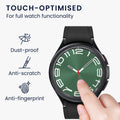 kwmobile Screen Protector compatible with Samsung Galaxy Watch 6 Classic 47mm Film Display Protection for Smartwatch Fitness Tracker