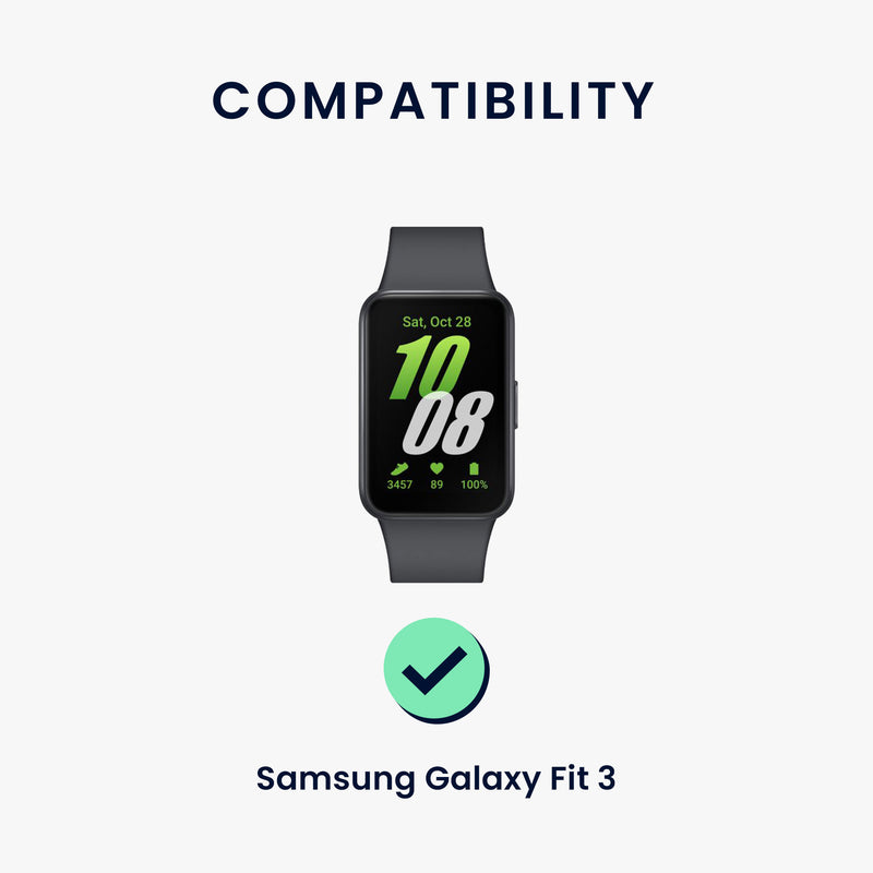 kwmobile Replacement Wristband compatible with Samsung Galaxy Fit 3 Smartwatch