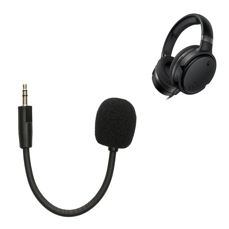 kwmobile Replacement Headphone Microphone compatible with Kingston Hyper X Cloud OrbitS Headset Gaming Headphones Microphone with 3.5 mm Jack Plug