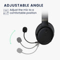 kwmobile Replacement Headphone Microphone compatible with Kingston Hyper X Cloud OrbitS Headset Gaming Headphones Microphone with 3.5 mm Jack Plug